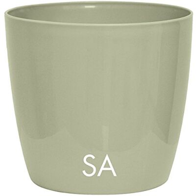 NICOLI Origine Decor iniezione stampaggio Verve Vaso, Salvia, 11 cm NICOLI Origine Decor iniezione stampaggio Verve Vaso, Salvia, 11 cm
