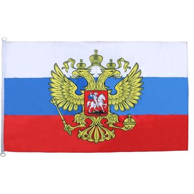 AZ FLAG Bandiera Russia con Aquila 150x90cm - Bandiera Russa con Stemma AZ FLAG Bandiera Russia con Aquila 150x90cm - Bandiera Russa con Stemma