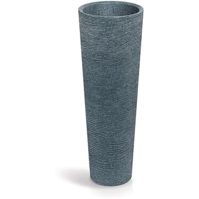 Prosperplast Vaso Tubra Round slim high Ø40x110 granito Prosperplast Vaso Tubra Round slim high Ø40x110 granito
