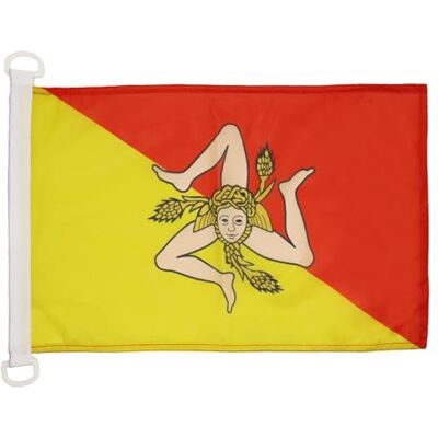 Bandiera Nautica MOBILI 2G Sicilia 45x30cm - Bandiera marittima siciliana - Italia 30x45cm Bandiera Nautica MOBILI 2G Sicilia 45x30cm - Bandiera marittima siciliana - Italia 30x45cm