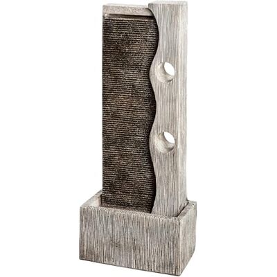 Dehner Fontana da Giardino Eclipse con Illuminazione a LED, ca. 100 x 40 x 19,8 cm, poliresina, Grigio Dehner Fontana da Giardino Eclipse con Illuminazione a LED, ca. 100 x 40 x 19,8 cm, poliresina, Grigio