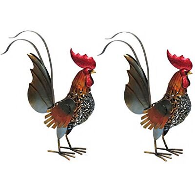 Dehner – Figura Decorativa Rubinetto Toni, 2 Pezzi, ciascuno di Circa 55,5 x 42,5 x 16 cm, Metallo, Multicolore Dehner – Figura Decorativa Rubinetto Toni, 2 Pezzi, ciascuno di Circa 55,5 x 42,5 x 16 cm, Metallo, Multicolore