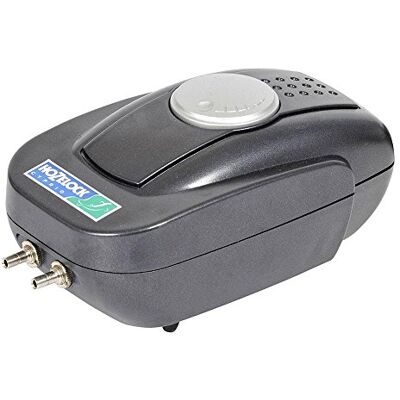 Hozelock Air Pump & Accessori Air Pompa con Tubo e dell'Aria Pietra e valvola di Non Ritorno, Nero, 320 Litri all'ora Hozelock Air Pump & Accessori Air Pompa con Tubo e dell'Aria Pietra e valvola di Non Ritorno, Nero, 320 Litri all'ora
