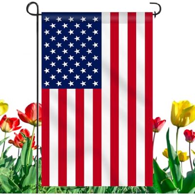 Anley Bandierina Da Giardino Double Face Premium, Stati Uniti D'America USA Bandiere Da Giardino Decorative Resistente Alle Intemperie A Doppia Cucitura 18 x 12,5 Pollici Anley Bandierina Da Giardino Double Face Premium, Stati Uniti D'America USA Bandiere Da Giardino Decorative Resistente Alle Intemperie A Doppia Cucitura 18 x 12,5 Pollici