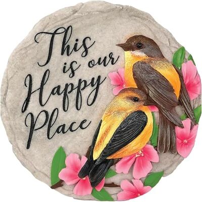 Spoontiques Decorazione da giardino No Place Like Home Stepping Stone Pietra decorativa per giardino Spoontiques Decorazione da giardino No Place Like Home Stepping Stone Pietra decorativa per giardino