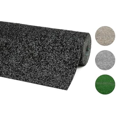 andiamo Tappeto per prato artificiale Deco adatto per esterni, con gommini, resistente, facile da pulire e resistente alle intemperie, 133 x 300 cm, antracite andiamo Tappeto per prato artificiale Deco adatto per esterni, con gommini, resistente, facile da pulire e resistente alle intemperie, 133 x 300 cm, antracite
