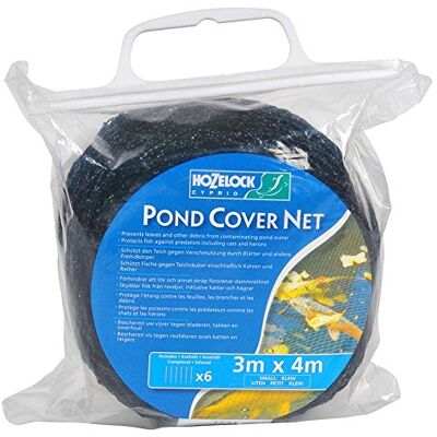 Hozelock , Rete di Copertura per laghetti, Colore: Nero, 3 x 4 m Hozelock , Rete di Copertura per laghetti, Colore: Nero, 3 x 4 m