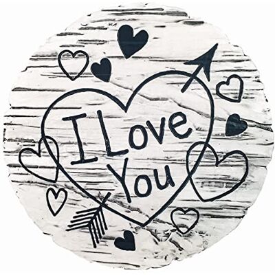 Spoontiques Decorazione da Giardino I Love You Stepping Stone Pietra Decorativa per Giardino Spoontiques Decorazione da Giardino I Love You Stepping Stone Pietra Decorativa per Giardino