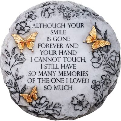 Spoontiques Arredamento da Giardino Bronzo Farfalla Stepping Stone Pietra Decorativa per Giardino Spoontiques Arredamento da Giardino Bronzo Farfalla Stepping Stone Pietra Decorativa per Giardino