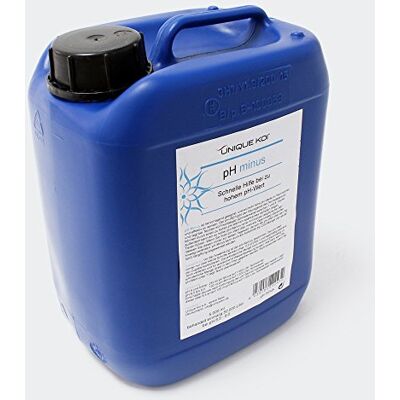Wiltec PH Minus Unique Koi 5000 ml per laghetti con 50.000 Litri d'Acqua Abbassa Il Valore PH Riduttore PH Wiltec PH Minus Unique Koi 5000 ml per laghetti con 50.000 Litri d'Acqua Abbassa Il Valore PH Riduttore PH