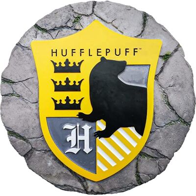 Spoontiques Arredamento da giardino Harry Potter Hufflepuff Stepping Stone Pietra decorativa per giardino Spoontiques Arredamento da giardino Harry Potter Hufflepuff Stepping Stone Pietra decorativa per giardino