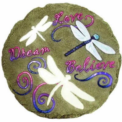 Spoontiques Decorazione da Giardino Libellule Stepping Stone Pietra Decorativa per Giardino Spoontiques Decorazione da Giardino Libellule Stepping Stone Pietra Decorativa per Giardino