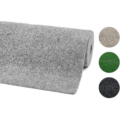 andiamo Tappeto in erba sintetica Deco con gommini – tappeto erboso artificiale per esterni – resistente alle intemperie e ritagliabile, 100 x 200 cm, grigio andiamo Tappeto in erba sintetica Deco con gommini – tappeto erboso artificiale per esterni – resistente alle intemperie e ritagliabile, 100 x 200 cm, grigio