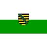 AZ FLAG Bandiera Sassonia 90x60cm Bandiera Land di Sachsen Germania 60 x 90 cm