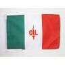 AZ FLAG Bandiera Giustizia E libertà 45x30cm BANDIERINA Colonna Italiana 30 x 45 cm cordicelle