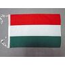 AZ FLAG Bandiera Ungheria 45x30cm BANDIERINA Ungherese 30 x 45 cm cordicelle