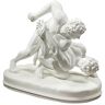 Design Toscano Statua Ellenistica Legato Lottatori Greci, Bianco, 15x24x23 cm