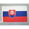 AZ FLAG Bandiera Slovacchia 45x30cm BANDIERINA SLOVACCA 30 x 45 cm cordicelle
