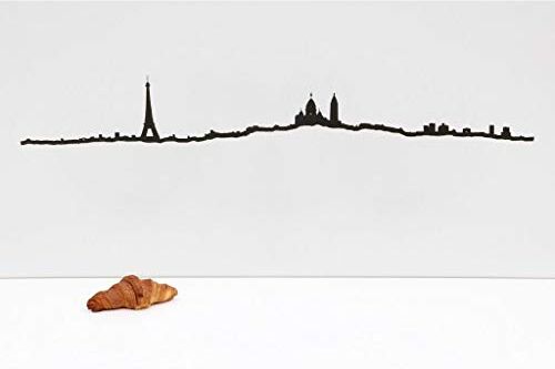 The Line City Skyline Stampa artistica da parete, motivo skyline di Parigi, 125