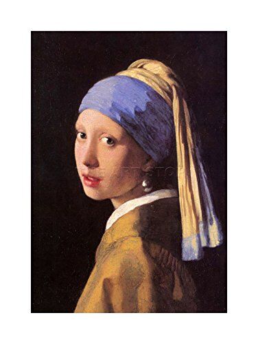 Wee Blue Coo Johannes Vermeer Girl Pearl Earring Painting Picture Wall Art Print Ragazza Pittura Immagine Parete