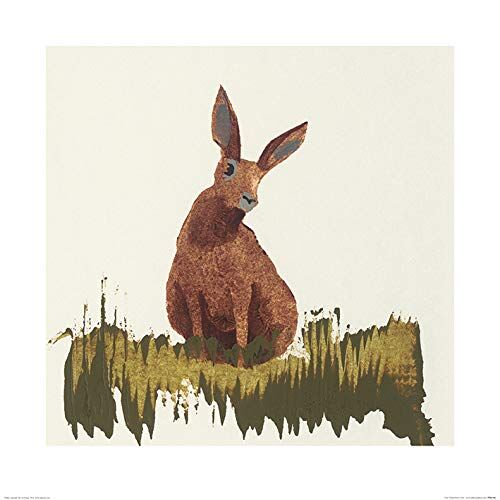 Stampa Artistica Julia Burns (Hare), Carta, Multicolore, 60 x 60 x 1.3 cm