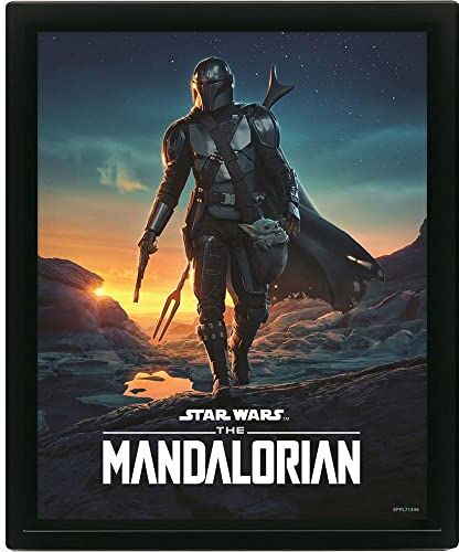 Pyramid CUADRO 3D STAR WARS NIGHTFALL (THE MANDALORIAN)