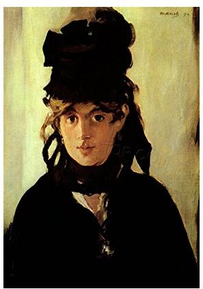 Wee Blue Coo Painting Manet Berthe Morisot Old Maestro Stampa artistica da parete