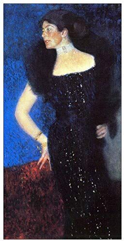 ArtPlaza Klimt Gustav Portrait of Rose von Rosthorn-Friedmann Decorative Panel, Wood MDF, Multicolour, 50x100 Cm