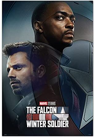 Grupo Erik : Poster Marvel The Falcon and the Winter Soldier   Poster da parete Marvel, 61x91,5cm, carta lucida   Poster da muro, incorniciabile, decorazione casa   Poster camera da letto