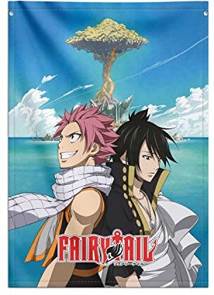 Grupo Erik : Wall Scroll Anime Fairy Tail   Poster tela da parete anime, 70 x 100 cm, resistente e facile da appendere Poster Tela Anime, stampa su tela anime, wall art decor