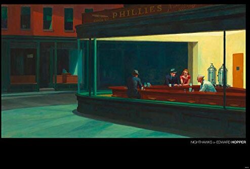 Close Up Poster di Edward Hopper Nighthawks (91,5 cm x 61 cm)