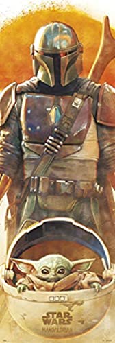 Grupo Erik Maxi, The Mandalorian Poster Porta, 53x158 cm