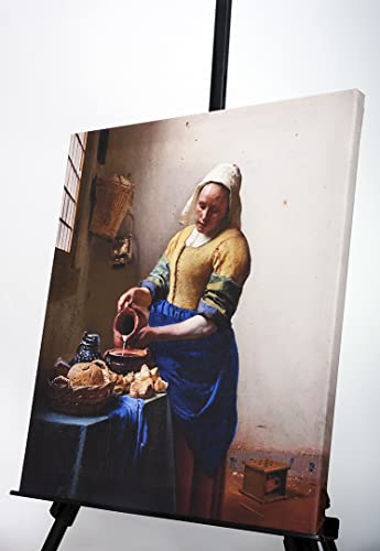 PLAYMATS Riproduzione di Johannes Vermeer The Milkmaid, 50 x 45 cm