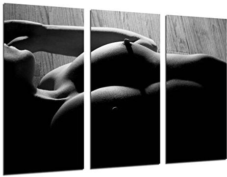 Cuadros Cámara Quadro Su Legno, Donna Sexy, sensuale, ragazza nuda, 97 x 62cm, Stampa in qualita fotografica. Ref.