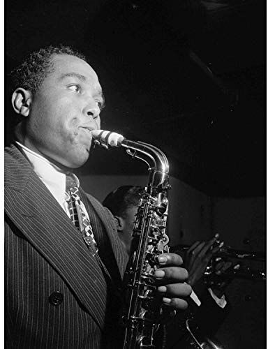 Wee Blue Coo VINTAGE PHOTO CHARLIE PARKER JAZZ MUSIC SAX LEGEND POSTER ART PRINT