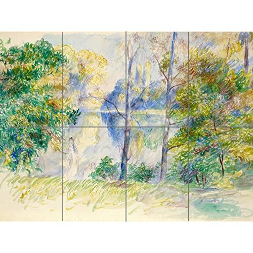 Artery8 Auguste Renoir View Of A Park XL Giant Panel Poster (8 Sections) Visualizza Parco Manifesto