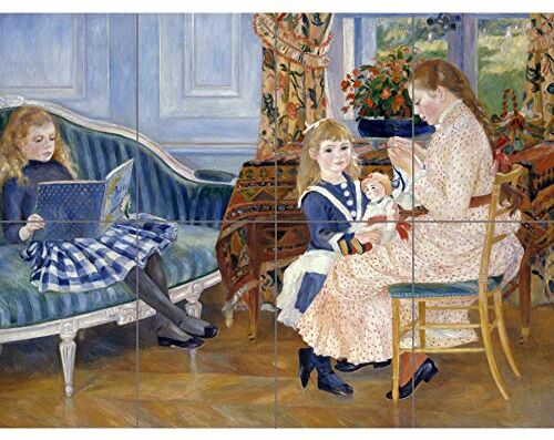 Artery8 Auguste Renoir Lapres Midi Des Enfants A Wargemont XL Giant Panel Poster (8 Sections) Guerra Manifesto