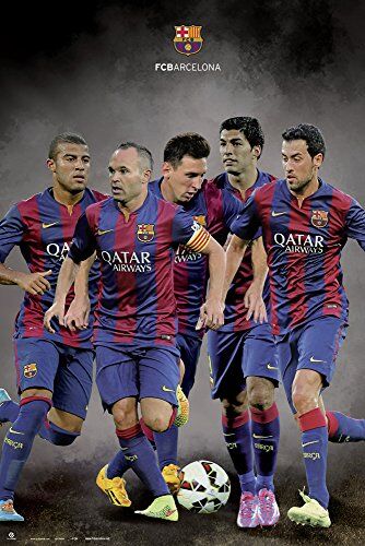 Empireposter FC Barcelona Varios Jugadores 2014/2015 V 2 Poster Plakat Größe 61 x 91,5 cm