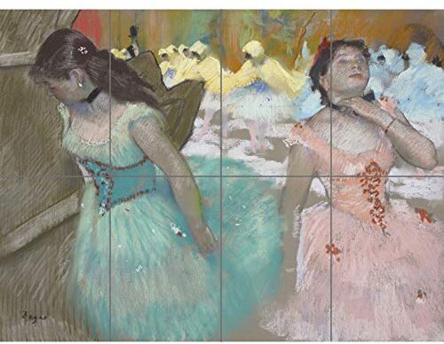 Artery8 Degas Entrance Of The Masked Dancers Drawing XL Giant Panel Poster (8 Sections) Maschera Ballerino Disegno Manifesto