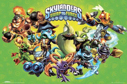 Empire Merchandising GmbH Empire Merchandising 633 583 Skylanders Scambia Forza Paesaggio Videogioco, Maxi-Poster, Stampa Dimensioni 91.5 x 61 cm