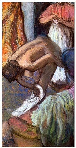 ArtPlaza Degas Edgar The strengthening after the bathwater Decorative Panel, Wood MDF, Multicolour, 50x100 Cm