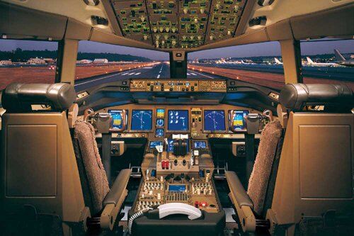 Empire Poster Boeing 777-200 Cabina di pilotaggio, 91,5 x 61 cm Multicolore