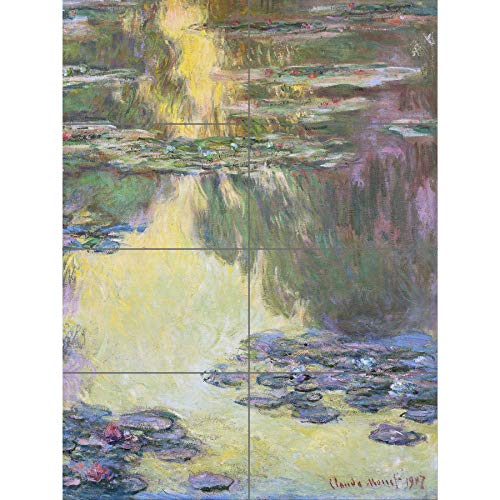 Artery8 Claude Monet Waterlilies 2 XL Giant Panel Poster (8 Sections) acqua Manifesto