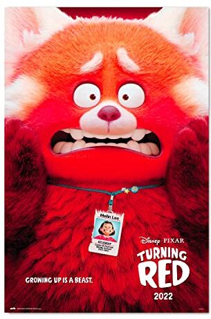 Grupo Erik : Poster Pixar Turning Red   Poster da parete Red, 61x91,5cm, carta lucida   Poster da muro, incorniciabile   Poster Cartone animato, poster camera da letto, poster ragazzi