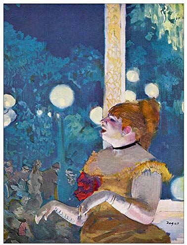 ArtPlaza Degas Edgar In concert Cafe Decorative Panel, Wood MDF, Multicolour, 60x80 Cm