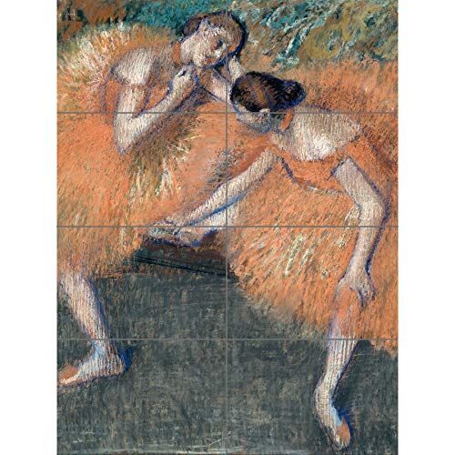 Artery8 Edgar Degas Two Dancers XL Giant Panel Poster (8 Sections) Ballerino Manifesto