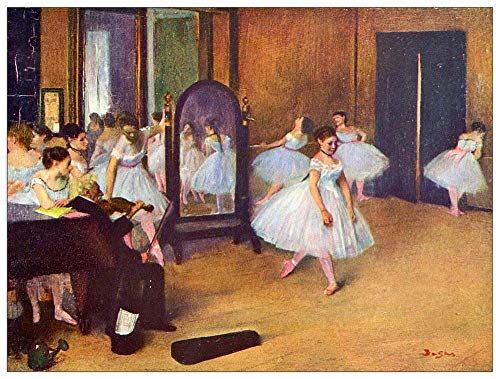 ArtPlaza Degas Edgar The dance hall Decorative Panel, Wood MDF, Multicolour, 80x60 Cm