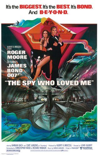 Pyramid James Bond  Stampa su Tela The Spy Who Loved Me, 60 x 80 cm