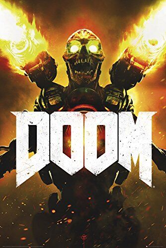 empireposter Doom – Key Art del Video Gioco Game Poster Stampa, Carta, Multicolore, 91,5 x 61 x 0,14 cm