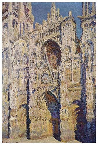 ArtPlaza Monet Claude Cathedral at Rouen Decorative Panel, Wood MDF, Multicolour, 90x135 Cm
